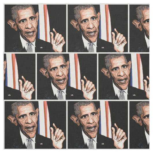 Obama Stoff (Muster)