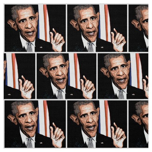 Obama Stoff (Muster)