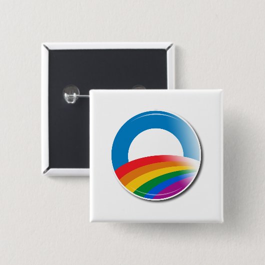 Obama-Stolz-Knopf Button (Vorne & Hinten)