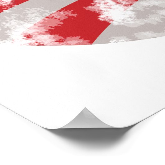 Obama stört Symbol Poster (Ecke)