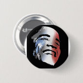 Obama StStripe 3black Button (Vorne & Hinten)