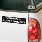 OBAMA = SUPERNANNY! AUTOAUFKLEBER (Auf Lkw)