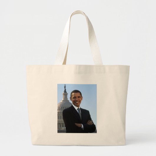 OBAMA-TASCHE JUMBO STOFFBEUTEL (Vorne)