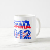 OBAMA-Tasse 2012 Kaffeetasse (VorderseiteRechts)