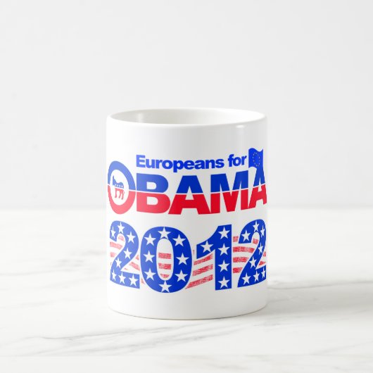 OBAMA-Tasse 2012 Kaffeetasse (Mittel)