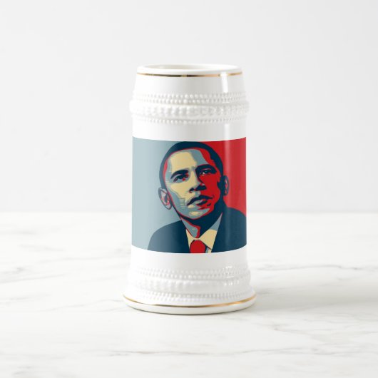 Obama-Tasse Bierglas (Mittel)