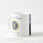 Obama Tasse zur Amtseinführung 2009 (Vorderseite Links)