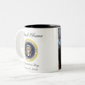 Obama Tasse zur Amtseinführung 2009 (Vorderseite Links)