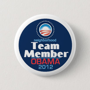 Obama-Teammitglied Button