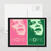 Obama "The New Hope" Postkarte (Vorne/Hinten)
