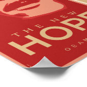 Obama - The New Hope Red & Tan Poster (Ecke)