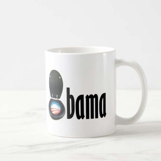 Obama (Toilette) Kaffeetasse (Rechts)