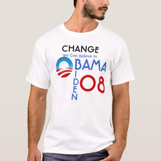 OBAMA U. BIDEN 08 T-Shirt (Vorderseite)