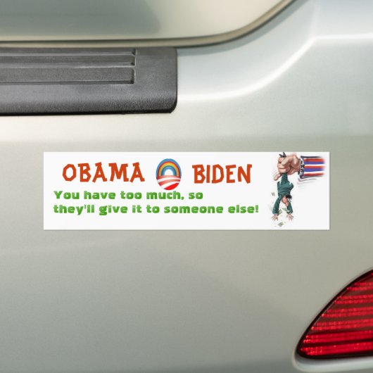 OBAMA u. BIDEN besteuern Sie in Armut Autoaufkleber (Auf Auto)