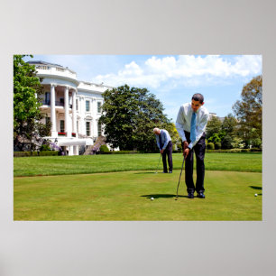 Obama u. Biden Handeln, was sie gut tun Poster