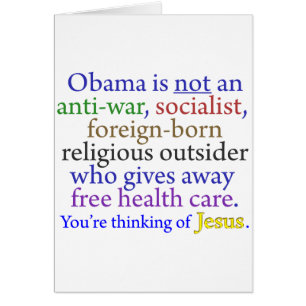 Obama u. Jesus