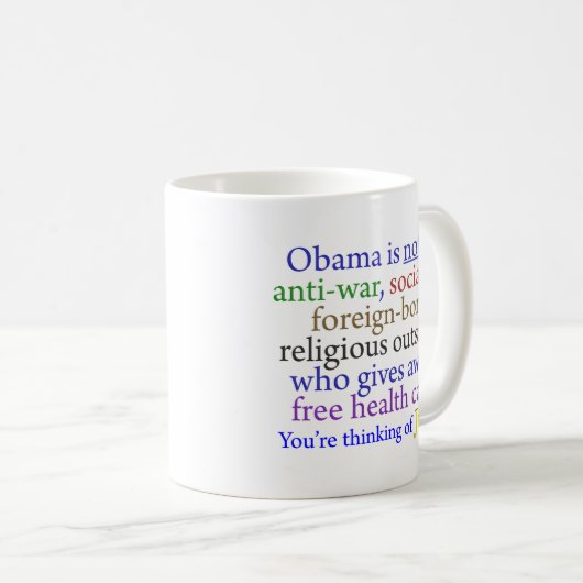 Obama u. Jesus Kaffeetasse (VorderseiteRechts)