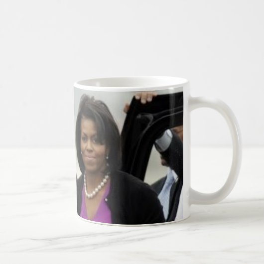 OBAMA- u. MICHELLE-Tasse Kaffeetasse (Rechts)