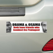 Obama u. Osama Autoaufkleber (Auf Auto)