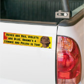 Obama u. Pelose sind Commies Autoaufkleber (Auf Lkw)