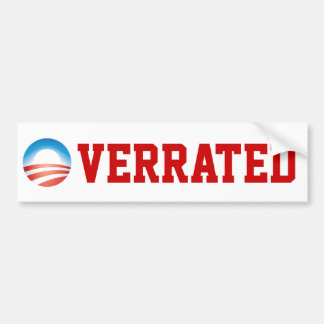 Obama überbewertet autoaufkleber