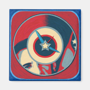 Obama-Uhr-Magnet Magnet