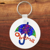 Obama Umbrella Inaguration Memento Schlüsselanhänger (Vorderseite)