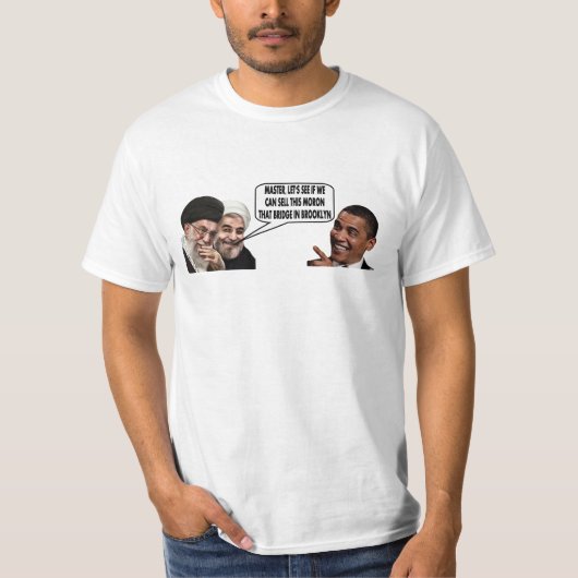 OBAMA und Chamenei T-Shirt (Vorderseite)