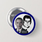 Obama und JFK Button (Vorne & Hinten)