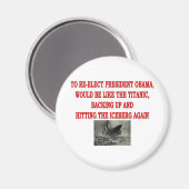 OBAMA UND TITANIC MAGNET (Vorderseite/Rückseite)