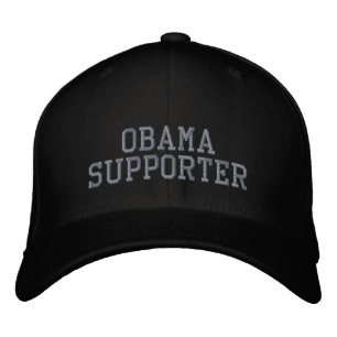 OBAMA-UNTERSTÜTZER BESTICKTE KAPPE