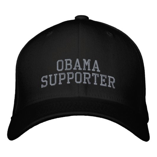 OBAMA-UNTERSTÜTZER BESTICKTE KAPPE (Vorderseite)
