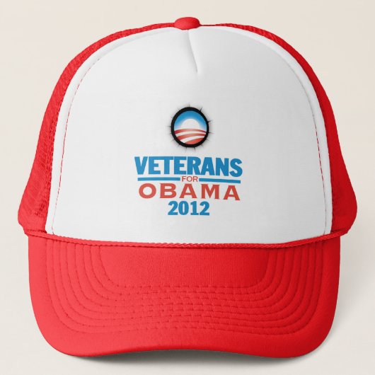 Obama untersucht Hut 2012 Truckerkappe (Vorderseite)