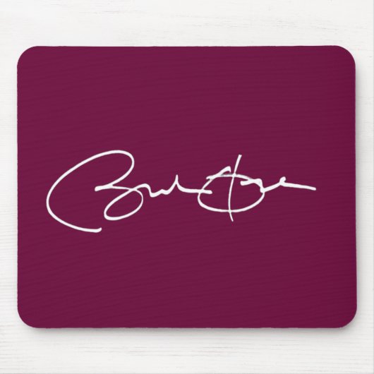 Obama-Unterzeichnung Mousepad (Vorne)