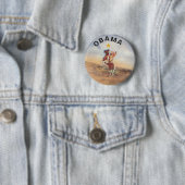 Obama-/Ureinwohner-Knopf Button (Beispiel)