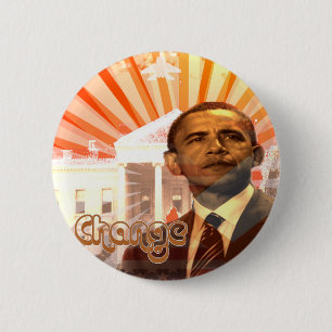 Obama-Veränderung Button