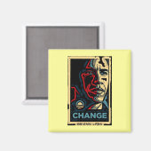 Obama-Veränderung Magnet (Vorderseite/Rückseite)