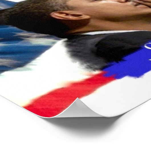 Obama-Veränderung Poster (Ecke)