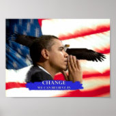 Obama-Veränderung Poster (Vorne)