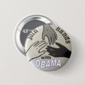 Obama verbinden Handknopf Button (Vorne & Hinten)