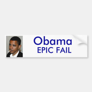 Obama versagen autoaufkleber