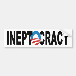 Obama-Verwaltung Ineptocracy Autoaufkleber