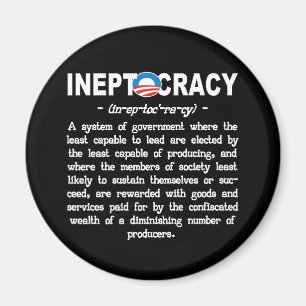 Obama-Verwaltung Ineptocracy Küchen-Magnet Magnet