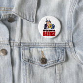 Obama - Vier weitere Biere Button (Beispiel)