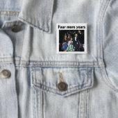 Obama: Vier weiterer Jahr-Knopf Button (Beispiel)