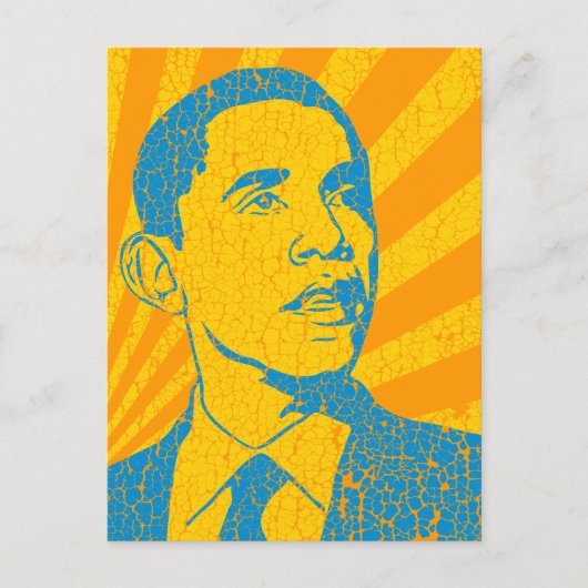 Obama Vintag Postkarte (Vorderseite)