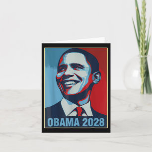 Obama Vintag Präsident 2028 Obama _18 Karte