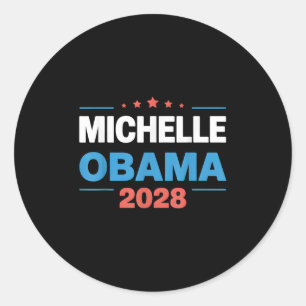 Obama Vintag Präsident 2028 Obama _22 Runder Aufkleber