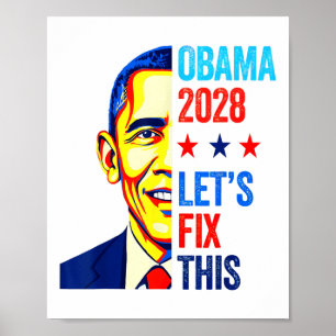 Obama Vintag Präsident 2028 Obama _2 Poster
