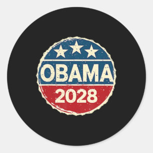 Obama Vintag Präsident 2028 Obama _30 Runder Aufkleber